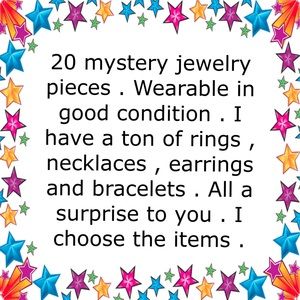 20 mystery jewelry items